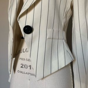 Vintage Yves Saint Laurent Pinstripe Blazer